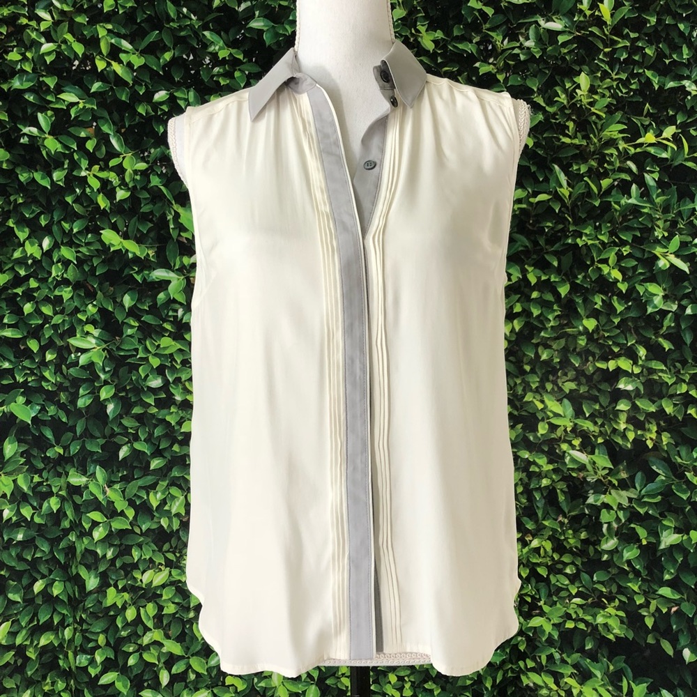Frame Silk Sleeveless Top - Picture 4 of 8